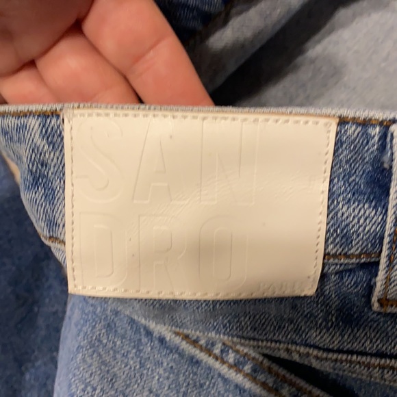 Sandro Paris RARE bluv vintage  high rise - Picture 6 of 9